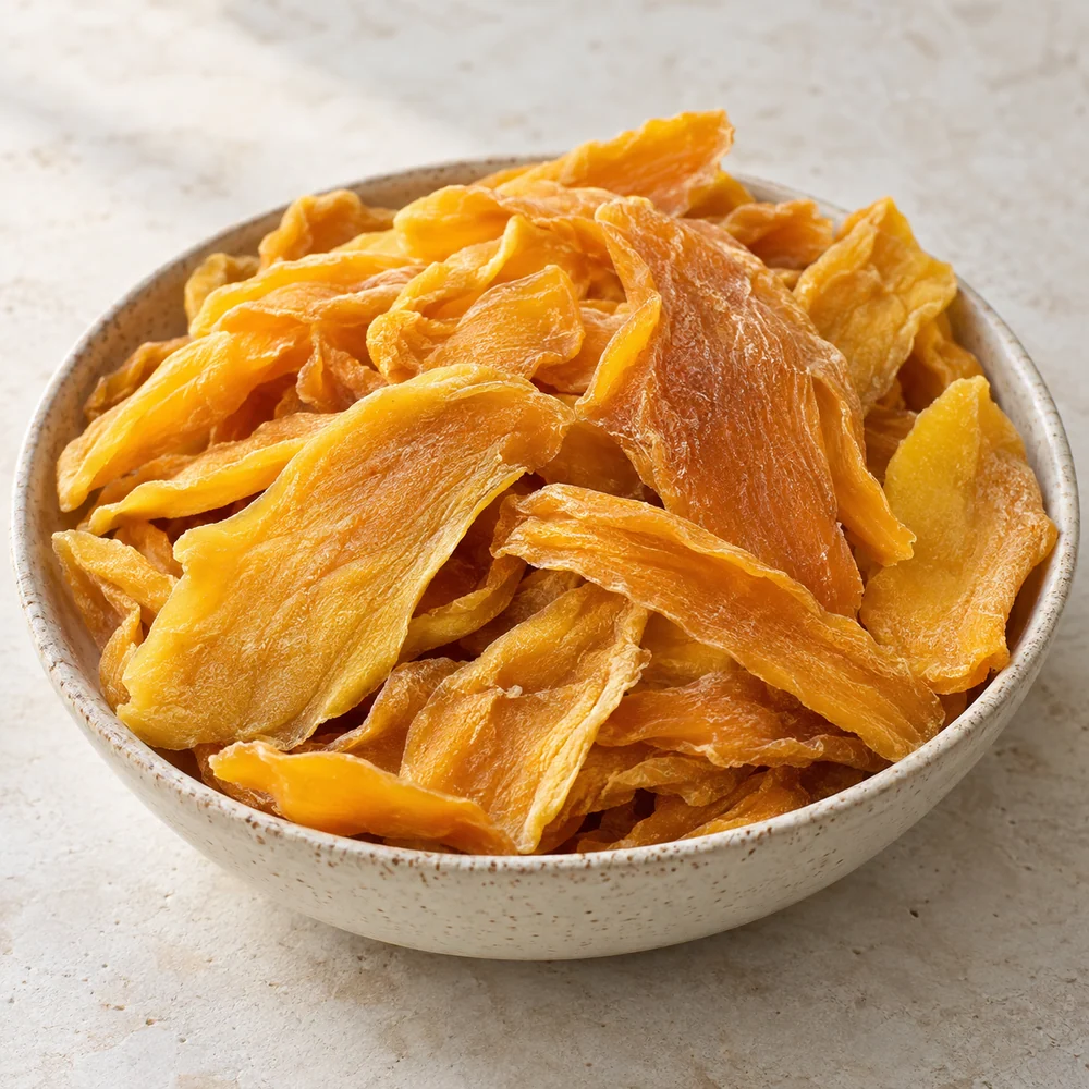 Dried Irwin Mango — AI-generated illustration