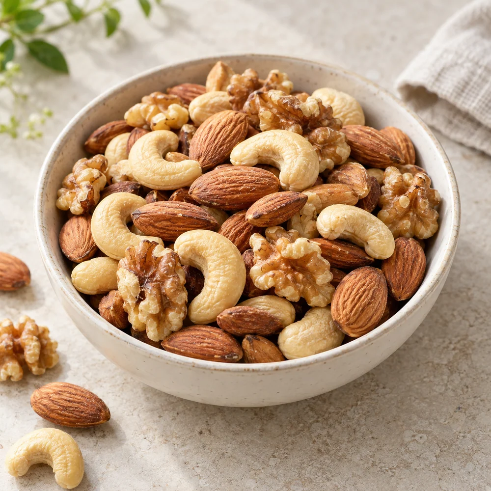 Mixed Nuts — AI-generated illustration